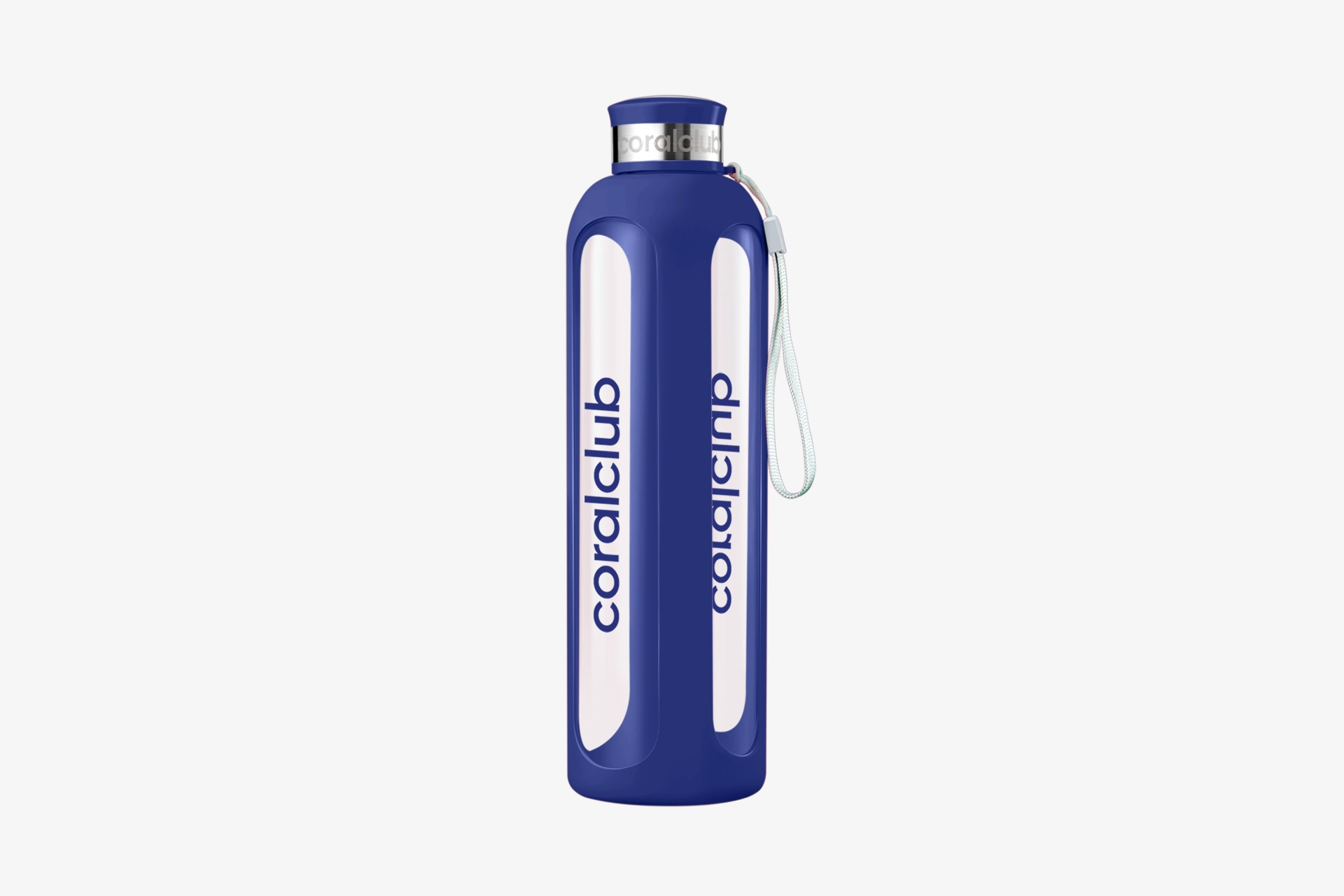Clear Water glass bottle, Ultramarine